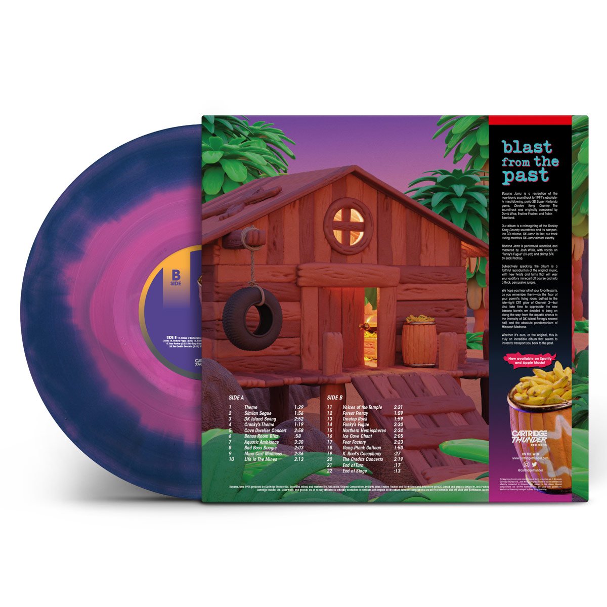 大金刚王国爵士乐编曲黑胶《Banana Jamz 199X》 ACG Vinyl